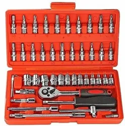 RanPra 46-in-1 Bike & Car Tool Kit Socket Set