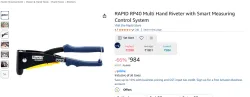 RAPID RP40 Multi Hand Riveter