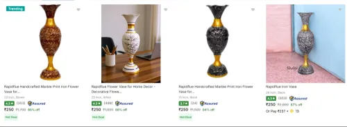 Image of Rapidflue Vases at minimum 80% Discount