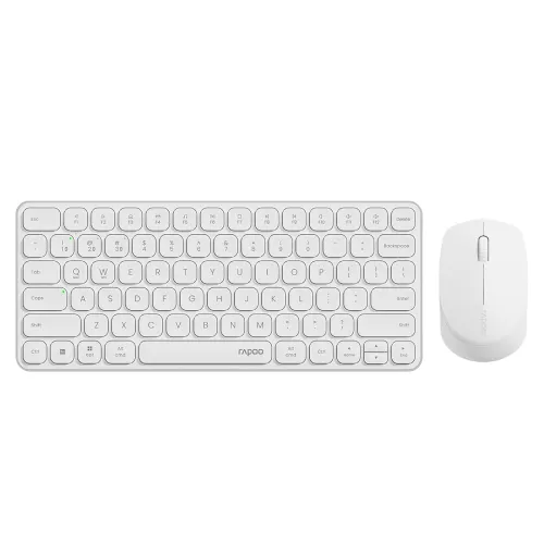 Image of Rapoo 9010M Multi-Device Keyboard and Mouse Combo, 2.4GHz/Bluetooth 5.0/4.0 Combo Set for Windows/Mac/Linux/Chrome, Supp