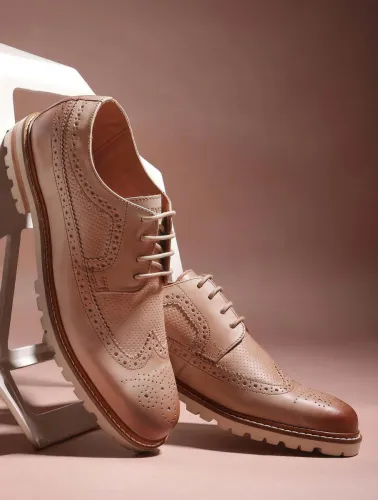Image of RARE RABBIT BROX TAN PRIMARY For Men (Tan, 9)