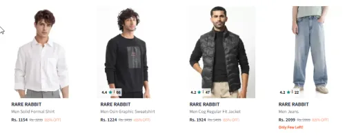 Image of Rare Rabbit Men Clothes Minimum 60% Discount