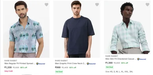 Image of Rare Rabbit Men Clothes Minimum 60% Discount