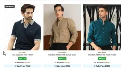 Rare Rabbit Men Clothing Minimum 60% Discount