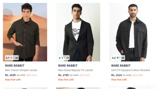 Image of Rare Rabbit Men Jacket Minimum 60% Discount