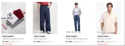 Rare Rabbit Men's Clothing up to 72% Discount