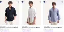 Rare Rabbit mens shirta upto 70% Discount