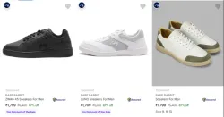 RARE RABBIT Men’s Casual Shoes at minimum 67% Discount