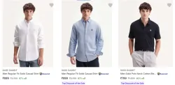 Rare Rabbit Mens Shirts at Minimum 67% Discount