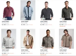 Rare Rabbit Men's shirts up to 70% Discount