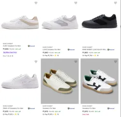 Rare Rabbit Mens Sneakers up to 64% discount
