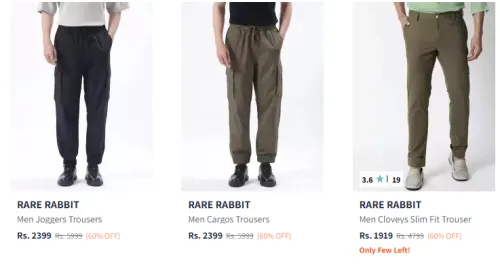 Image of Rare Rabbit Minimum 60% Discount