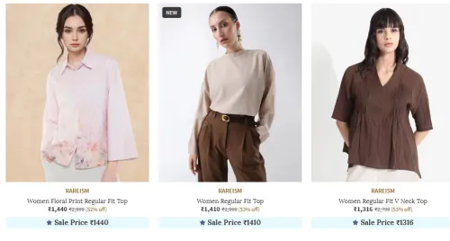 Image of Rare Rabbit Women Clothes Minimum 50% Discount