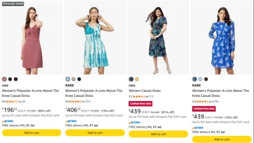 Image of Rare Women's Dresses upto 90% discount 
