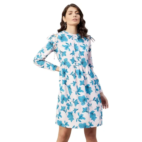 Image of Rare Women's Polyester A-Line Knee-Length Casual Dress