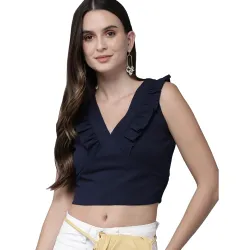 Rare Womens Solid Regular Fit Blouse