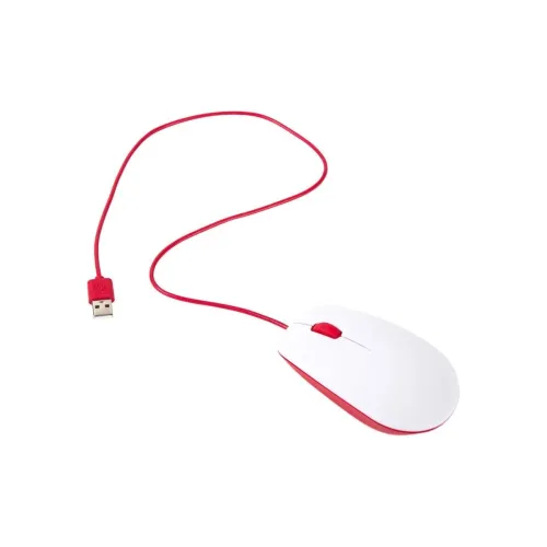 Image of Official Raspberry Pi Mouse | Optical USB Mouse, 3-Button Design, Comfortable Ergonomic Grip, Compatible with All Raspbe