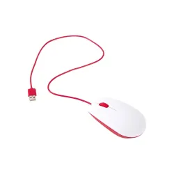 Official Raspberry Pi Mouse | Optical USB Mouse, 3-Button Design, Comfortable Ergonomic Grip, Compatible with All Raspbe