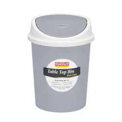RATAN PLASTICWARE Euro Clean Table Top Small Mini Dustbin