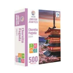 Ratna's Chureito Pagoda Japan Jigsaw Puzzle, 500 Pieces, 73.5 x 48.25 cm, Play and Learn Educational Jigsaw Puzzle for Kids & Adults 7+ Years