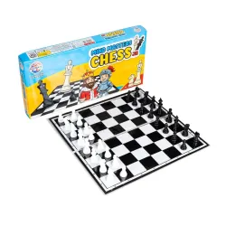 Ratna's Mind Masters Chess Junior, Educational Strategy Board Game for Kids, 29 cm Board with Black and White Pieces