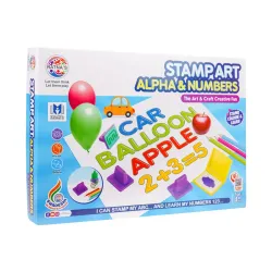 RATNAS Stamp Art Alphabets & Numbers