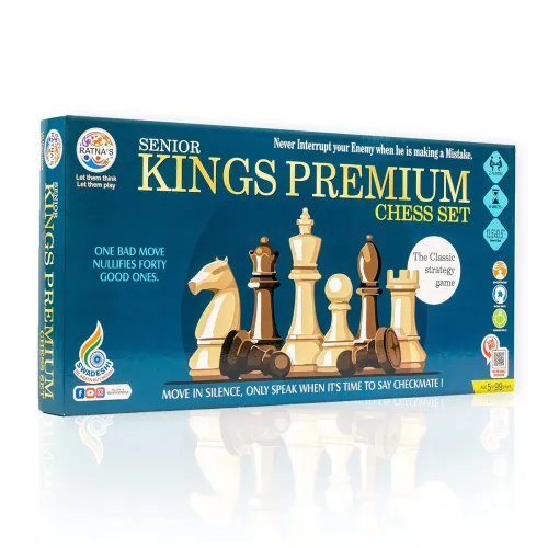 Image of RATNA'S Strategy Game Kings Premium Chess Set for Kids 
