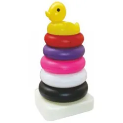Ratnas Duck Stacking Ring for Kids (Small 5 Rings)