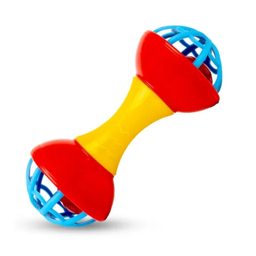 Image of Ratna's Dumbbell Rattle Junior Baby Rattle Set