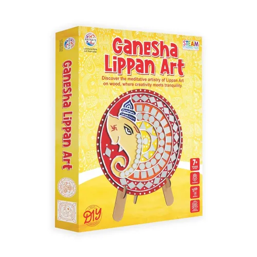 Image of RATNA'S Ganesha Lippan Art DIY Craft Kit