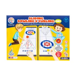 Ratnas Sliding Bowling & Curling Bowling 2in1 Fun Game for Kids 5+