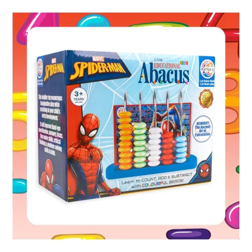 Image of Ratna's Spiderman Abacus Educational Toy for Kids (3+ Years)