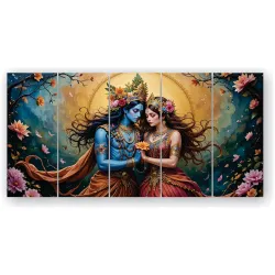 RAVLEX® Wall Painting Wooden Framed UV Printed Wall Art 