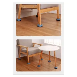 Raxon Innovation Washer Dryer Anti Vibration Pads with Suction Cup Feet | Anti Vibration Pads for Washer and Dryer | Washing Machine Foot Pads Stabilizer | Blue - Pack of 2 |