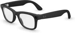 Ray-Ban | Meta Wayfarer (Gen 2) (Matte Black, Clear)