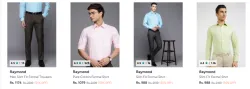 Raymond Men Clothes Minimum 50% Discount