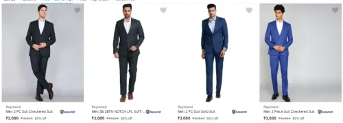 Image of Raymond men's 2pic suit at minimum 65% Discount 