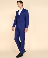 Raymond  Men SB 2BTN NOTH LPL WTHOUT WCT 2Pcs-CNT FIT Checkered Suit