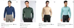 Raymond Men's Formal Shirts at Minimum 62% Discount