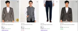 Raymond Mens Readymade Blazers at minimum 60% Discount
