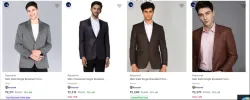 Raymond Mens Readymade Blazers at minimum 70% Discount