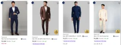 Raymond Mens Readymade Suits at minimum 70% Discount