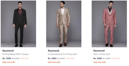 Image of Raymond Men's Suit @ Up to 70% Discount