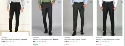 Raymond Mens Trousers at minimum 60% Discount