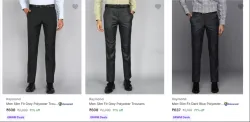 Raymond Mens Trousers at minimum 70% Discount