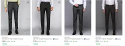Raymond Mens Trousers at Minimum 60% Discount