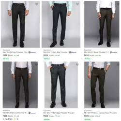 Raymond Mens Trousers @ Minimum 70% Discount