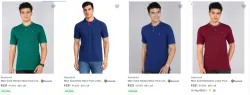 Raymond Mens Tshirts Minimum 60% discount 