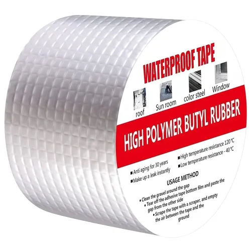 Image of RAYMOX Super Strong Adhesive Waterproof Permanent Repair Aluminum Butyl Tape