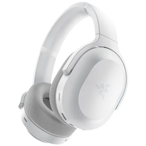 Image of Razer Barracuda - Wireless Multi-Platform Gaming and Mobile Headset - Mercury White Ear Headset - Quartz Edition -RZ04-0